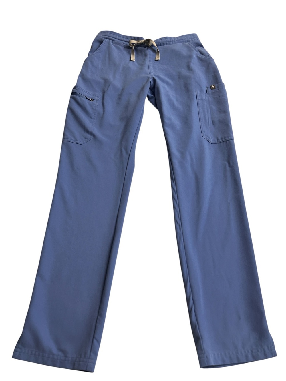 FIGS Yola Skinny Scrub Pants Ceil Blue XS Women's Style TW2000R PO 1507